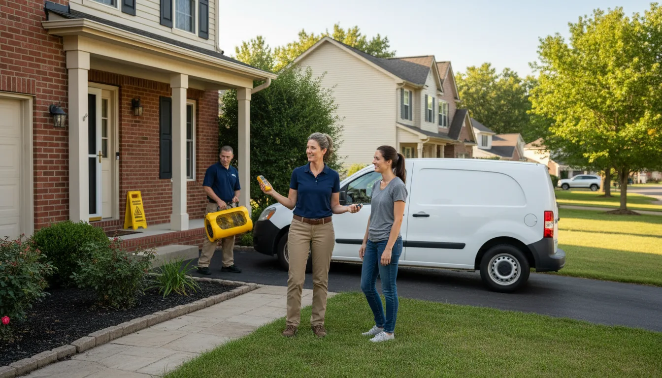 Water restoration image for Home Water Damage Repair in Saint Germain, WI